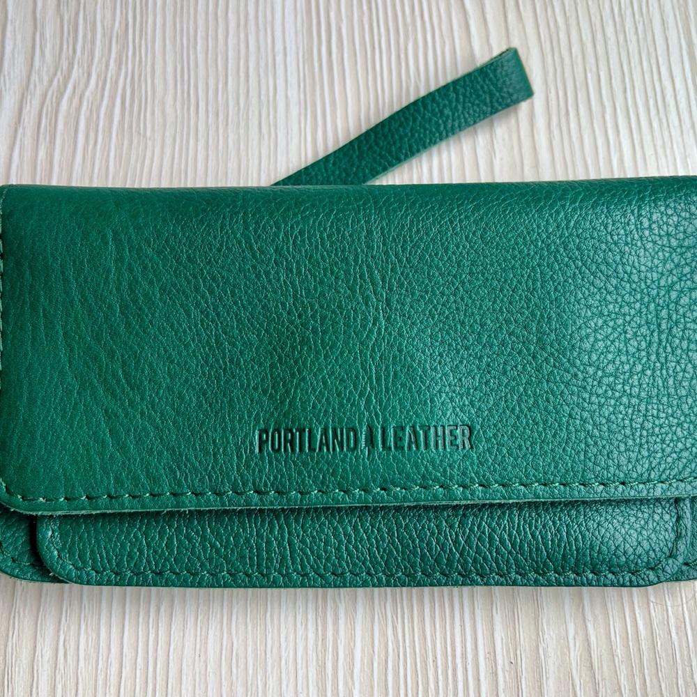 ❇️ Bacalar Lily Wristlet Clutch Bag - Portland Leather